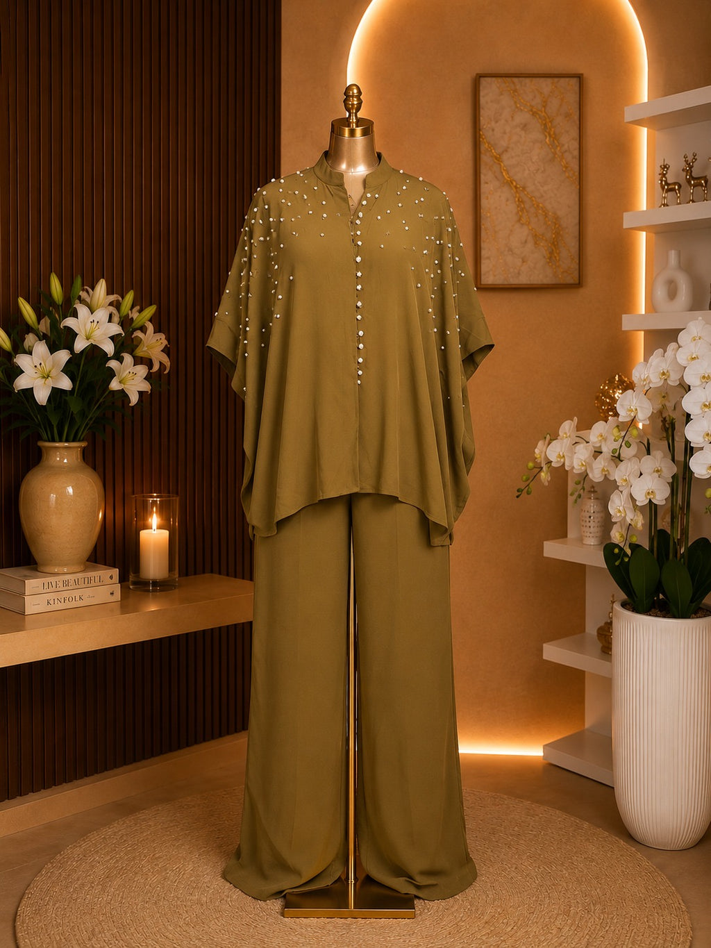 PEARL PALAZO PANT-SET