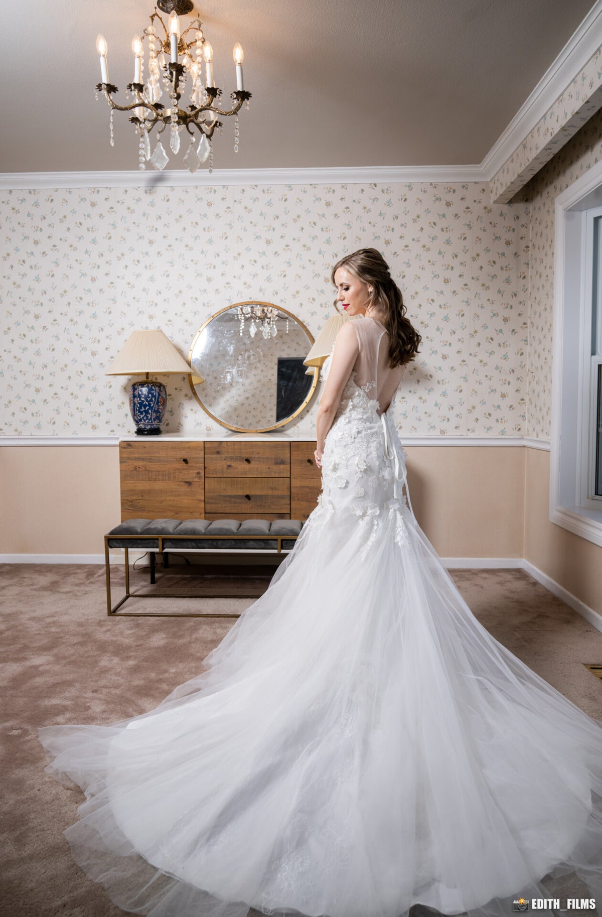 White custom wedding gown – Bobby Custom Wedding Gown by House of TML