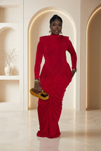Red backless dinner dress – Red Backless Dinner Dress by House of TML