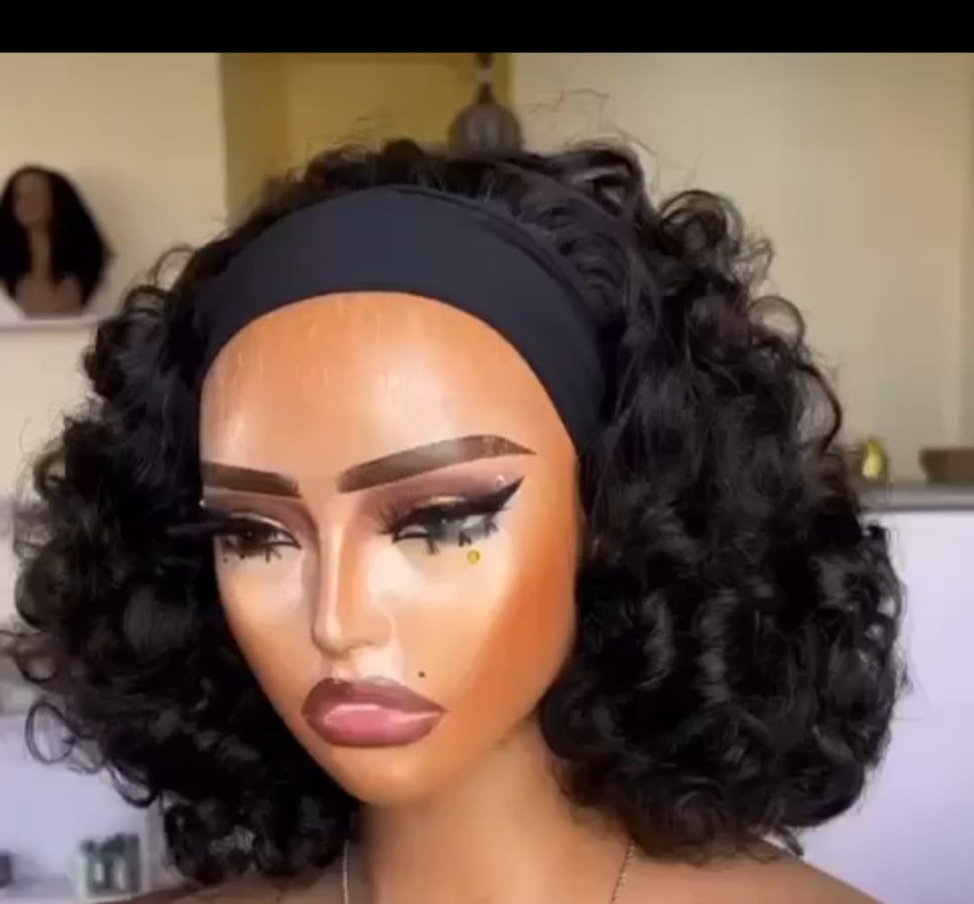 Natural bouncy weave band wig – Band Bouncy Weave Wig by House of TML