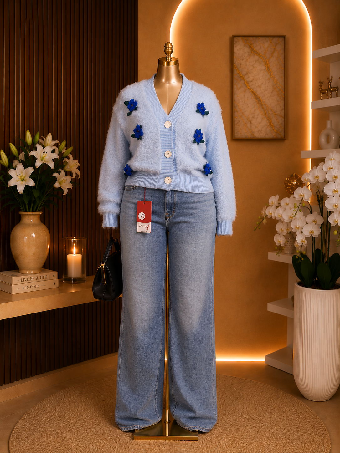 FLORAL CARDIGAN SET