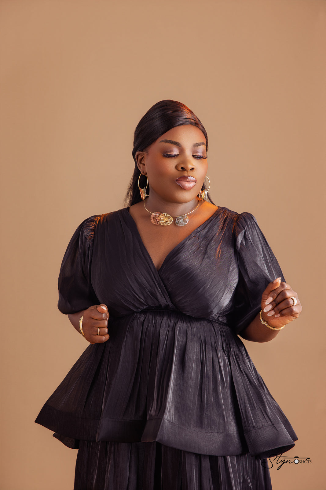 Peplum stylish dress