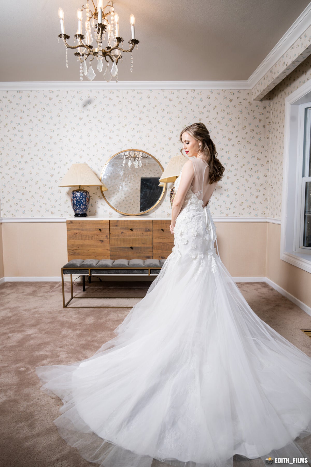 Bobby Custom Wedding Gown – white custom wedding gown, view 4 of 7