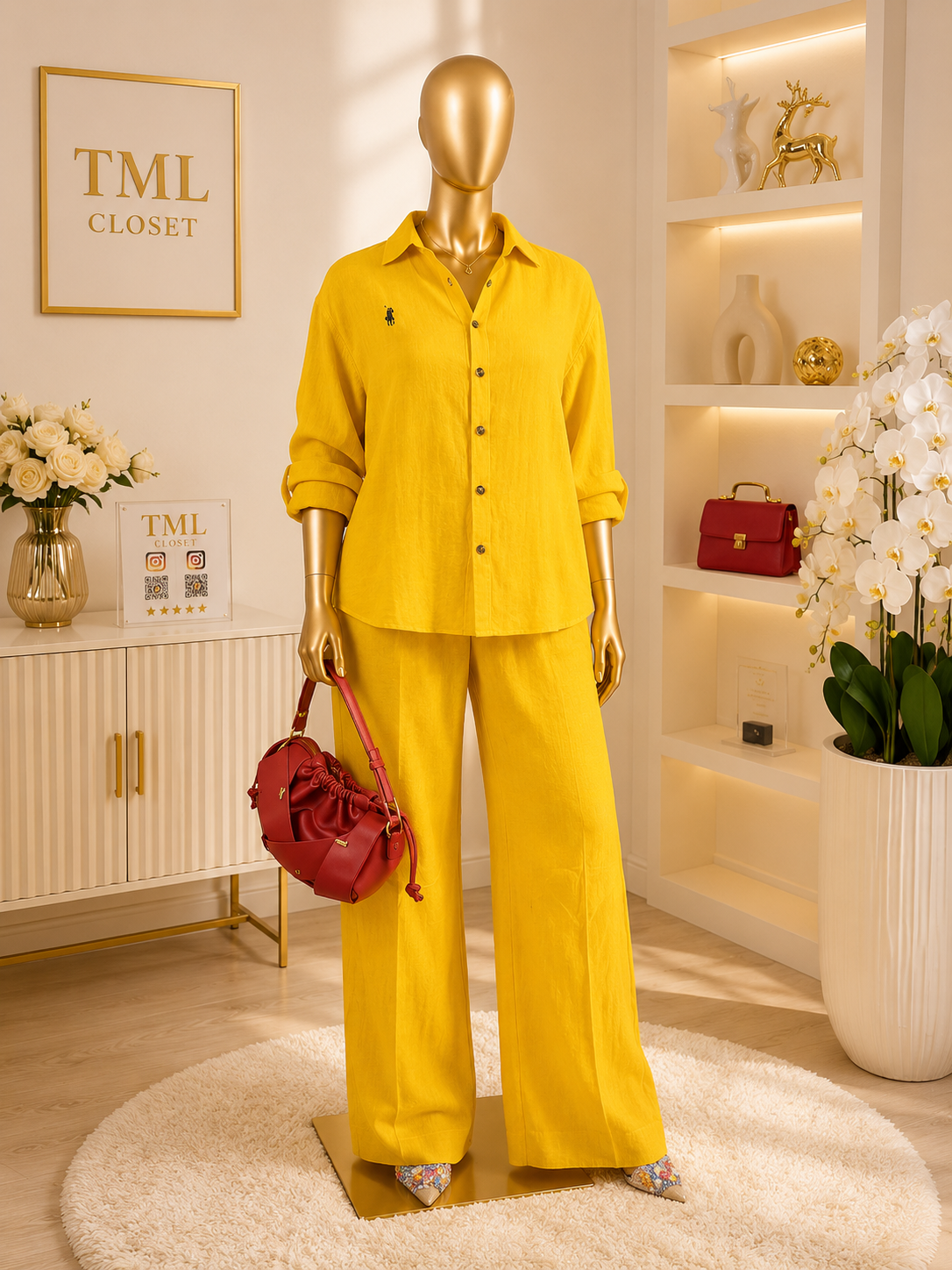 GOLDEN SUNSHINE TWO-PIECE SET