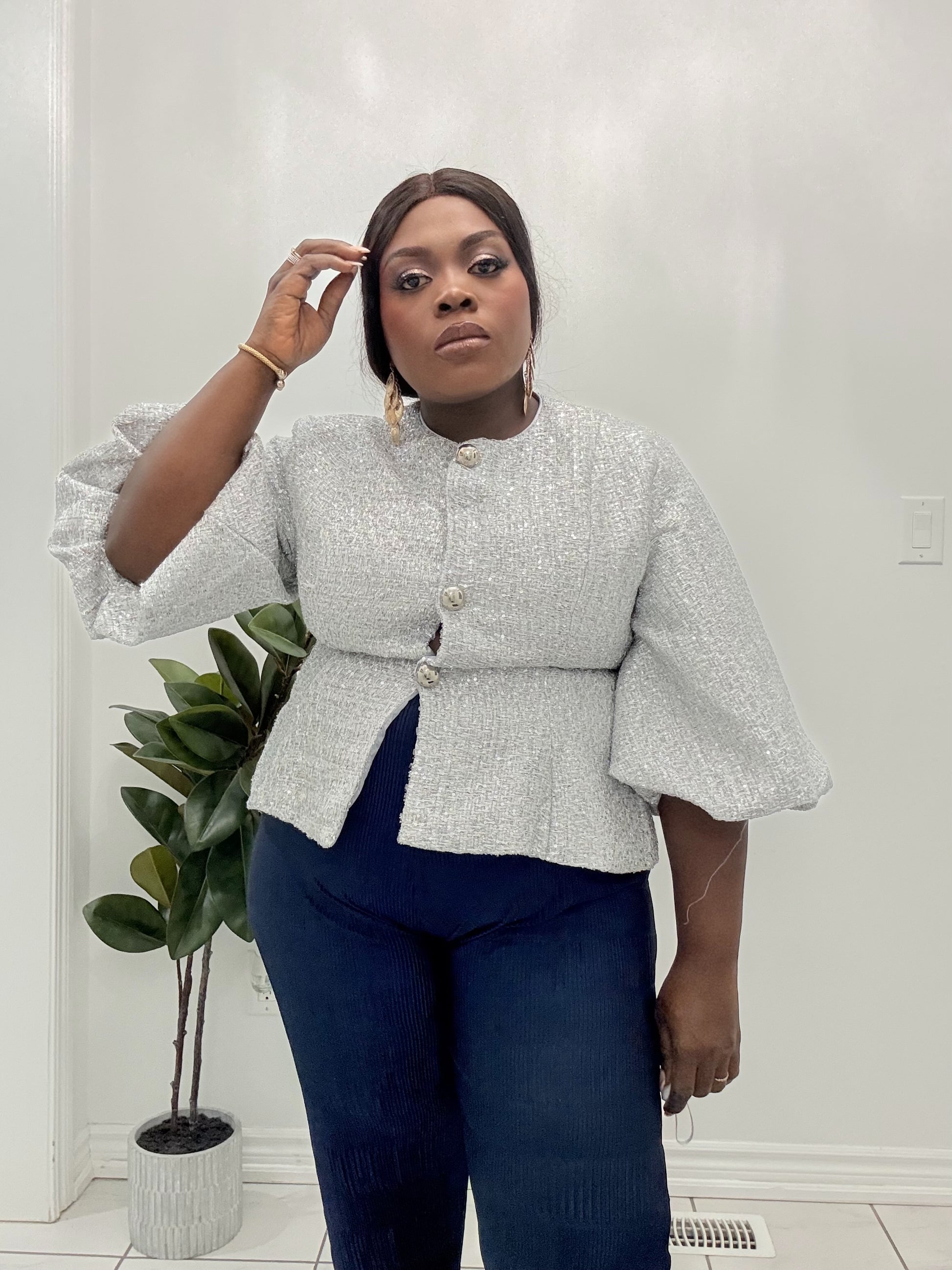 Amina Puff Blouse
