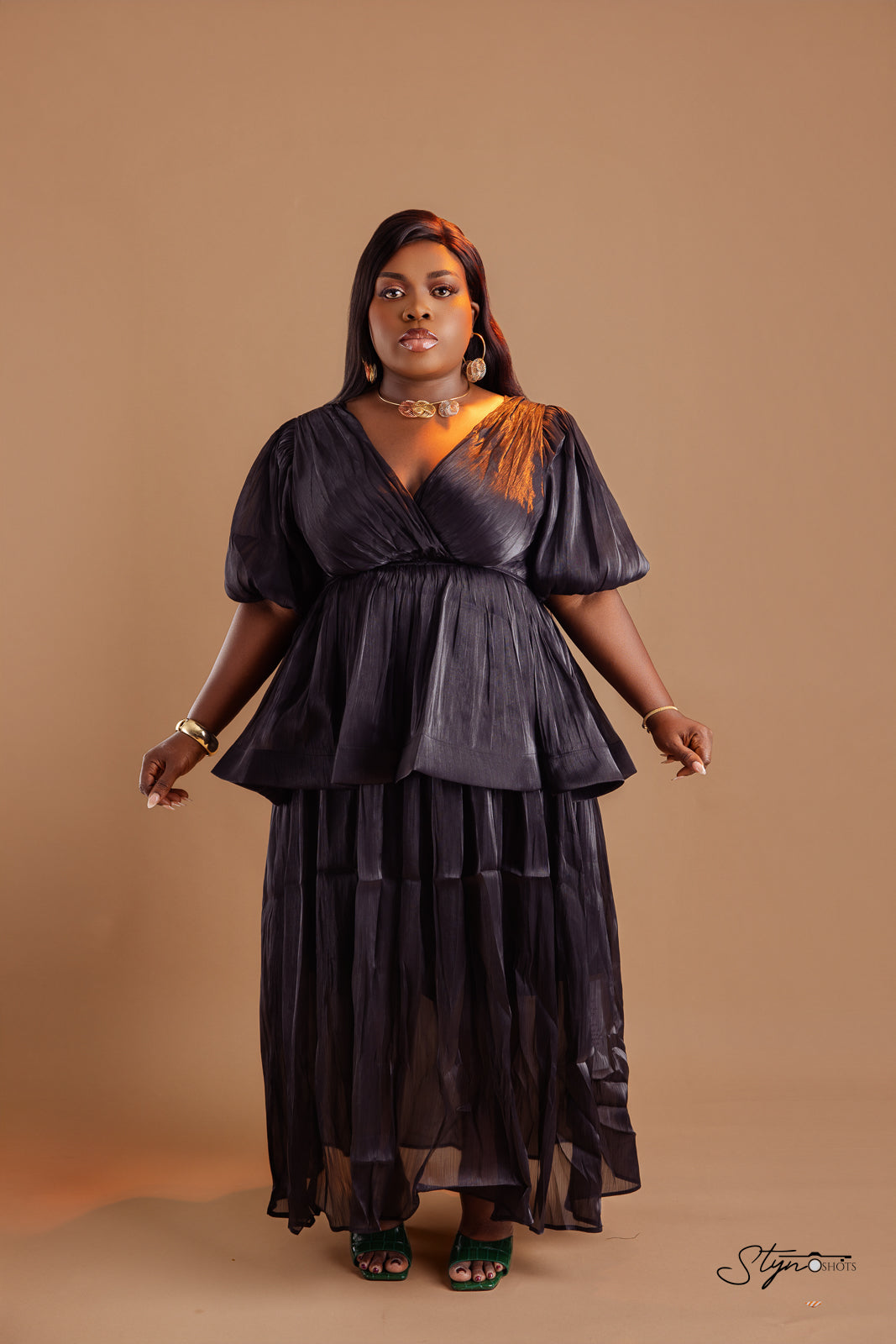 Peplum stylish dress