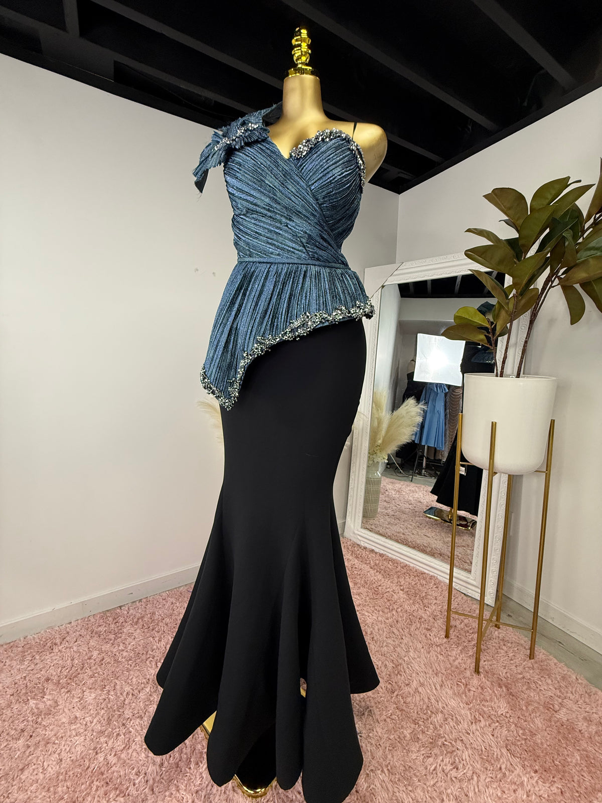 Meridian Couture Evening Dress – custom stretch couture evening dress, view 4 of 4
