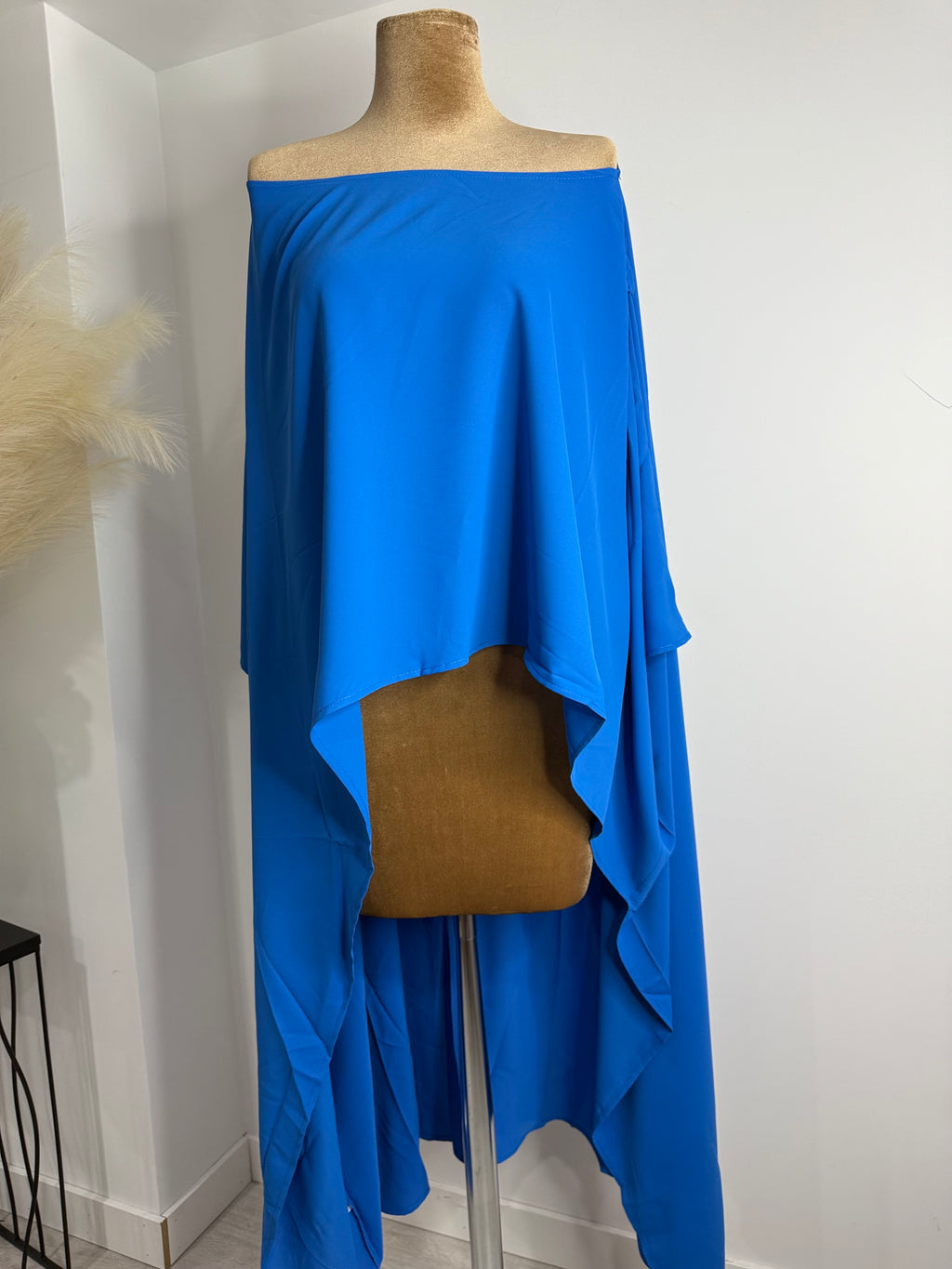 Off shoulder short front long back top