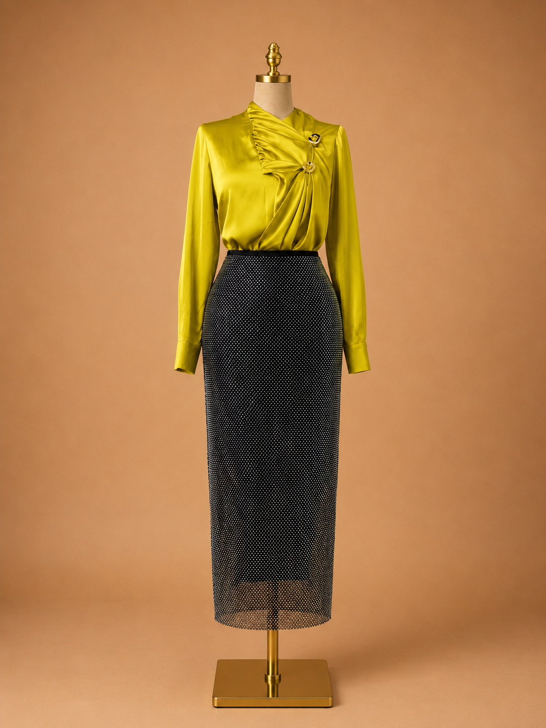 GOLDEN GLAM SKIRT SET
