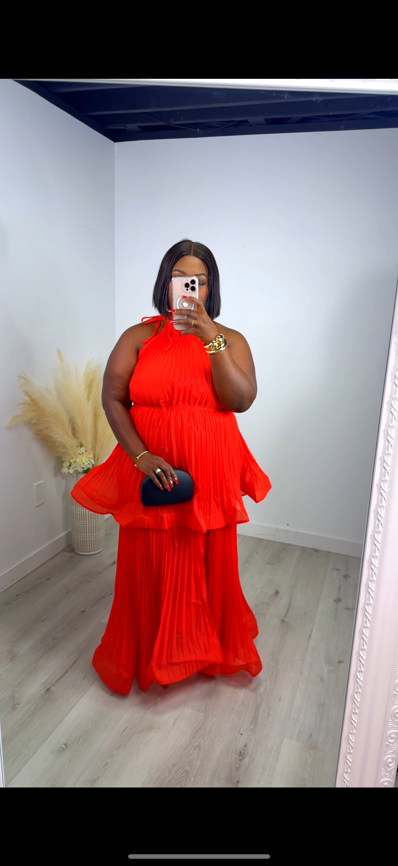 Sexy sleeveless long peplum dress