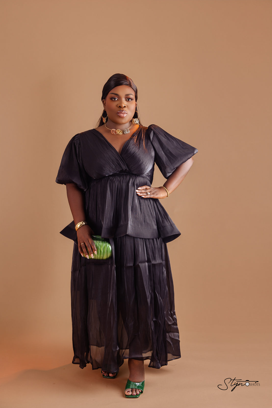Peplum stylish dress