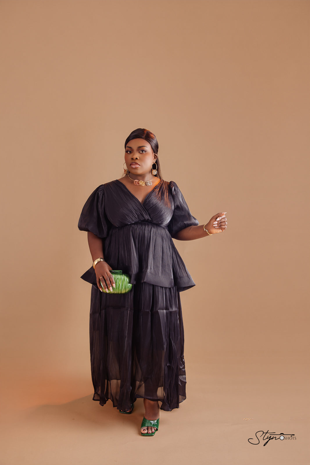 Peplum stylish dress