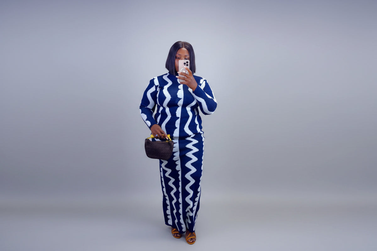 Skirt and sweater two-piece set – Skirt and Sweater Set by House of TML
