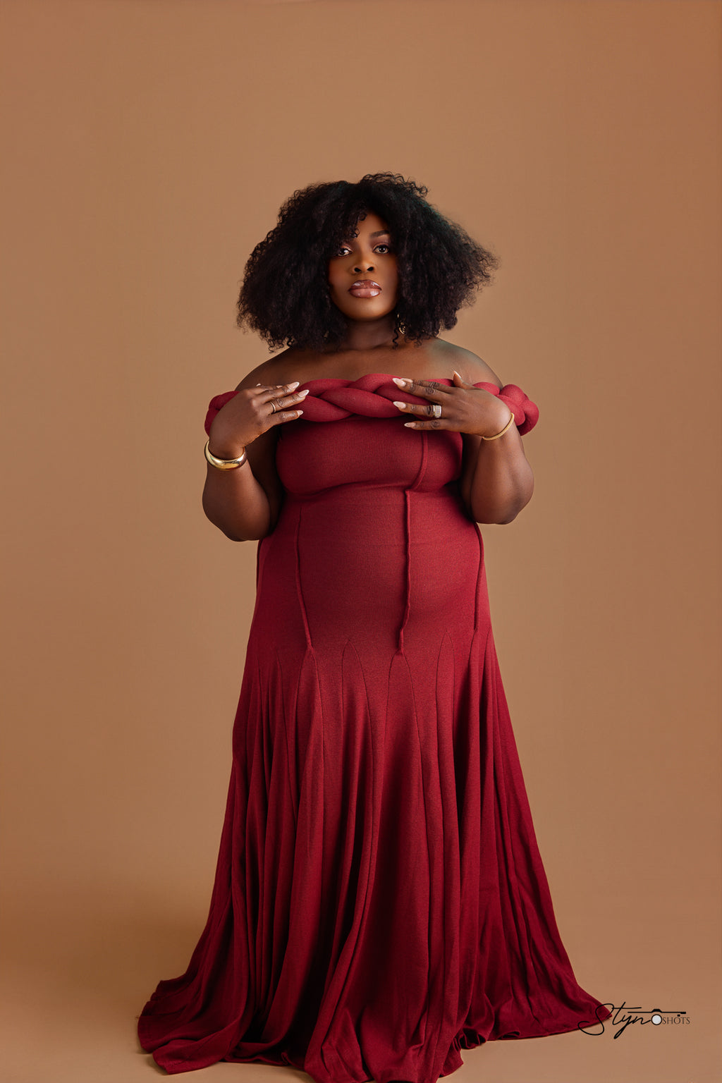 Zima off shoulders Dress