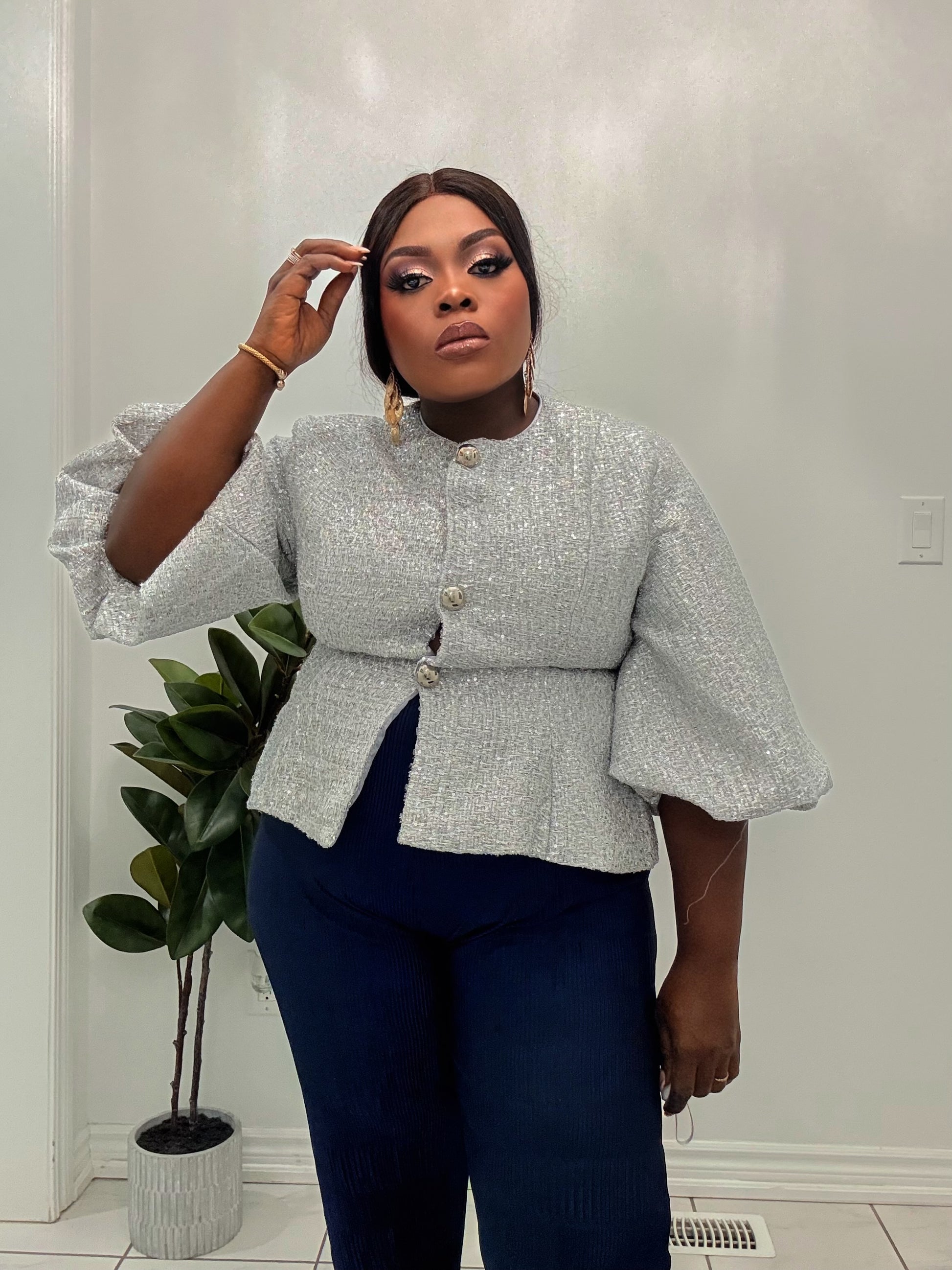 Amina Puff Blouse