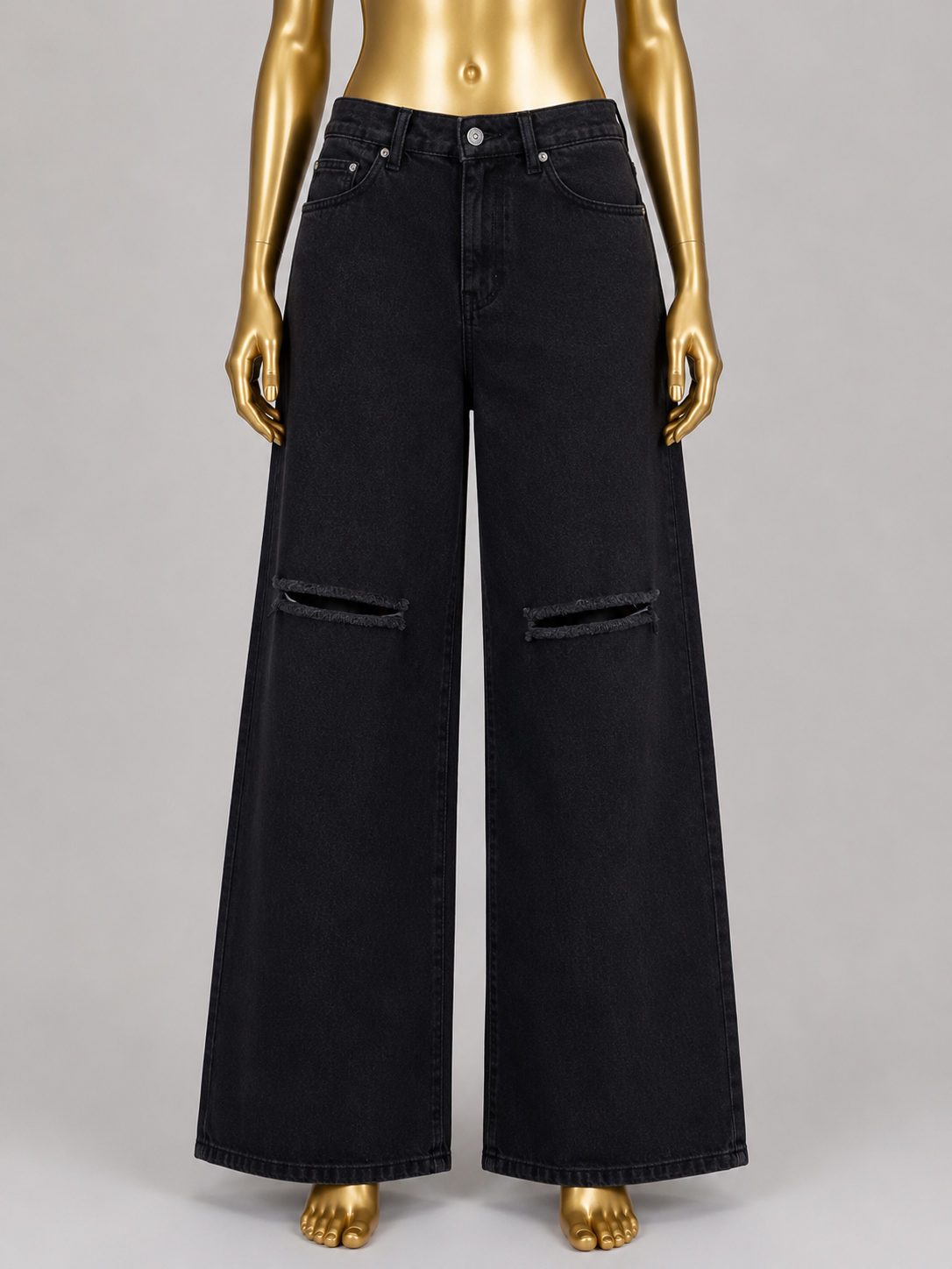 SHADOW EDGE WIDE-LEG DENIM