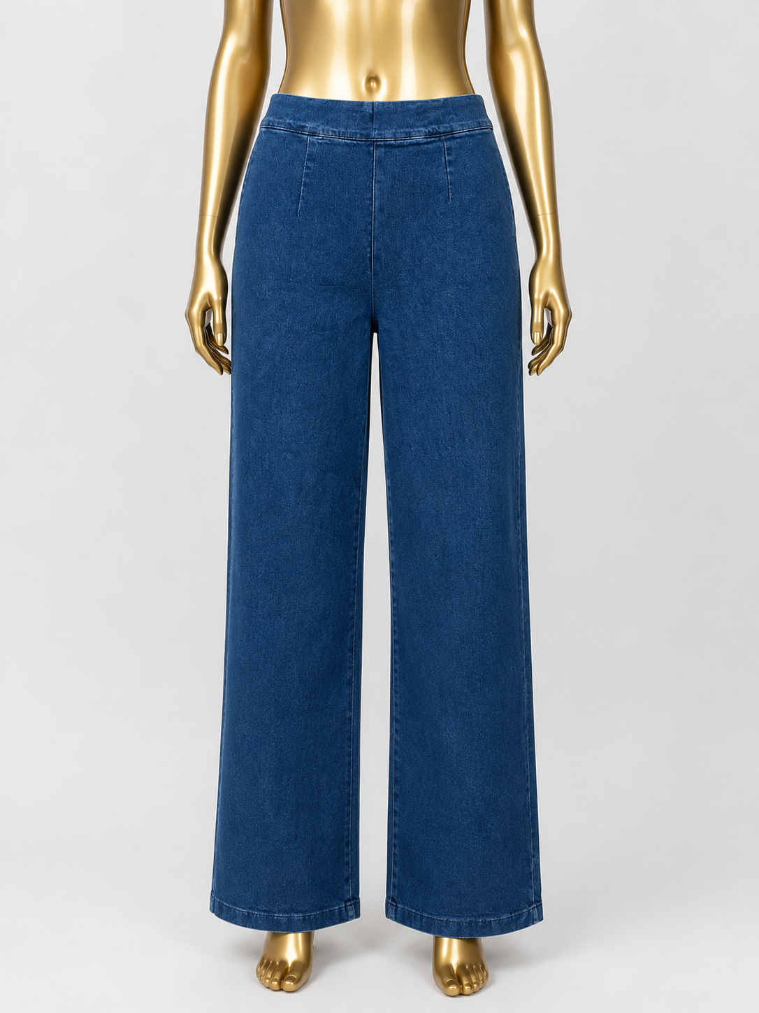 INDIGO ESSENTIAL WIDE-LEG DENIM