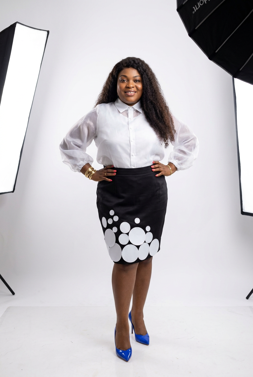 Chiffon top and short black skirt set – Tonia Chiffon Top and Skirt Set by House of TML