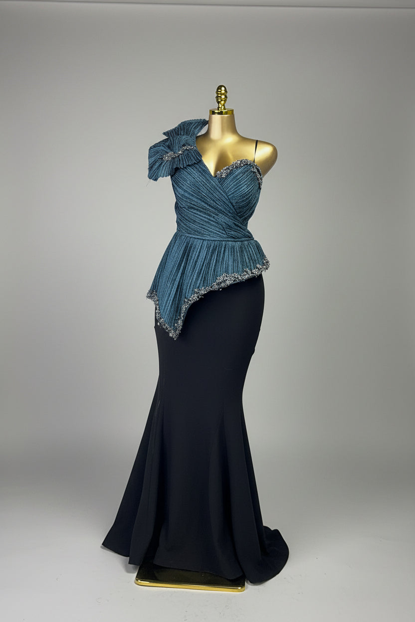 Custom stretch couture evening dress – Meridian Couture Evening Dress by House of TML