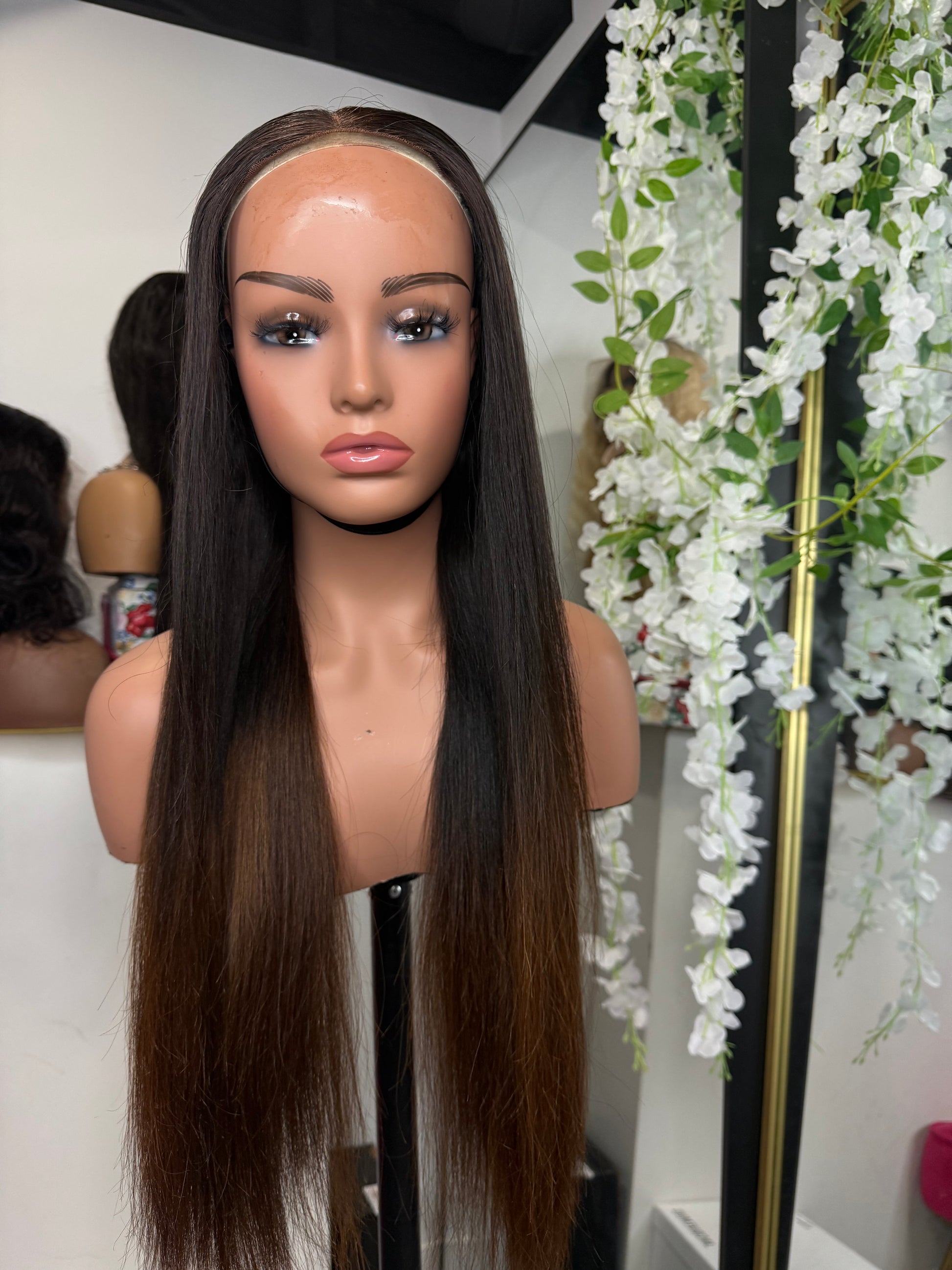 Ombré 5*5 Closure Brown Tip
