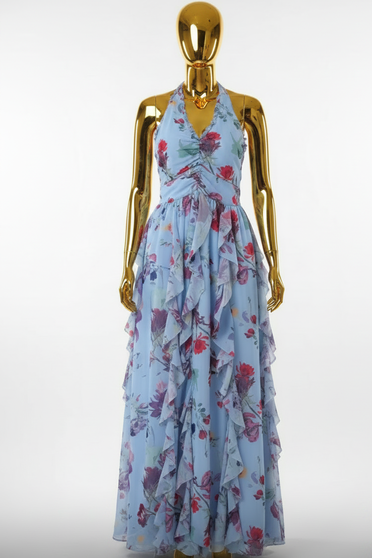 MAXI FLOWERS DRESS