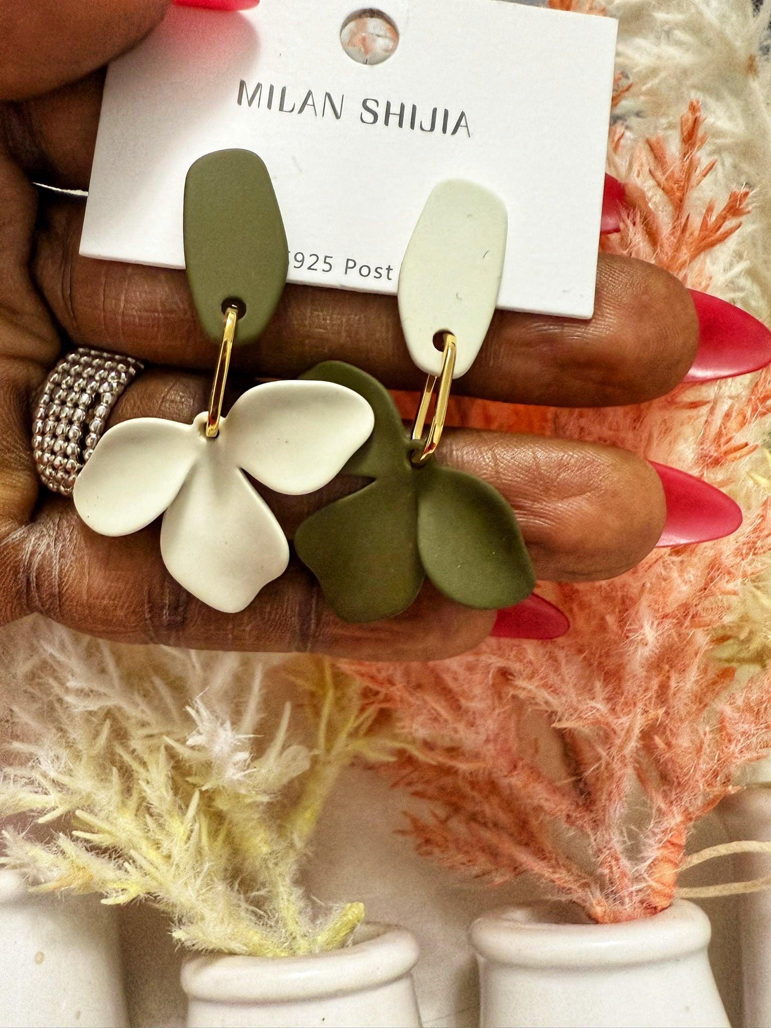 Drop earrings