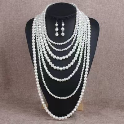Pearl Symphony Multi-Strand Necklace