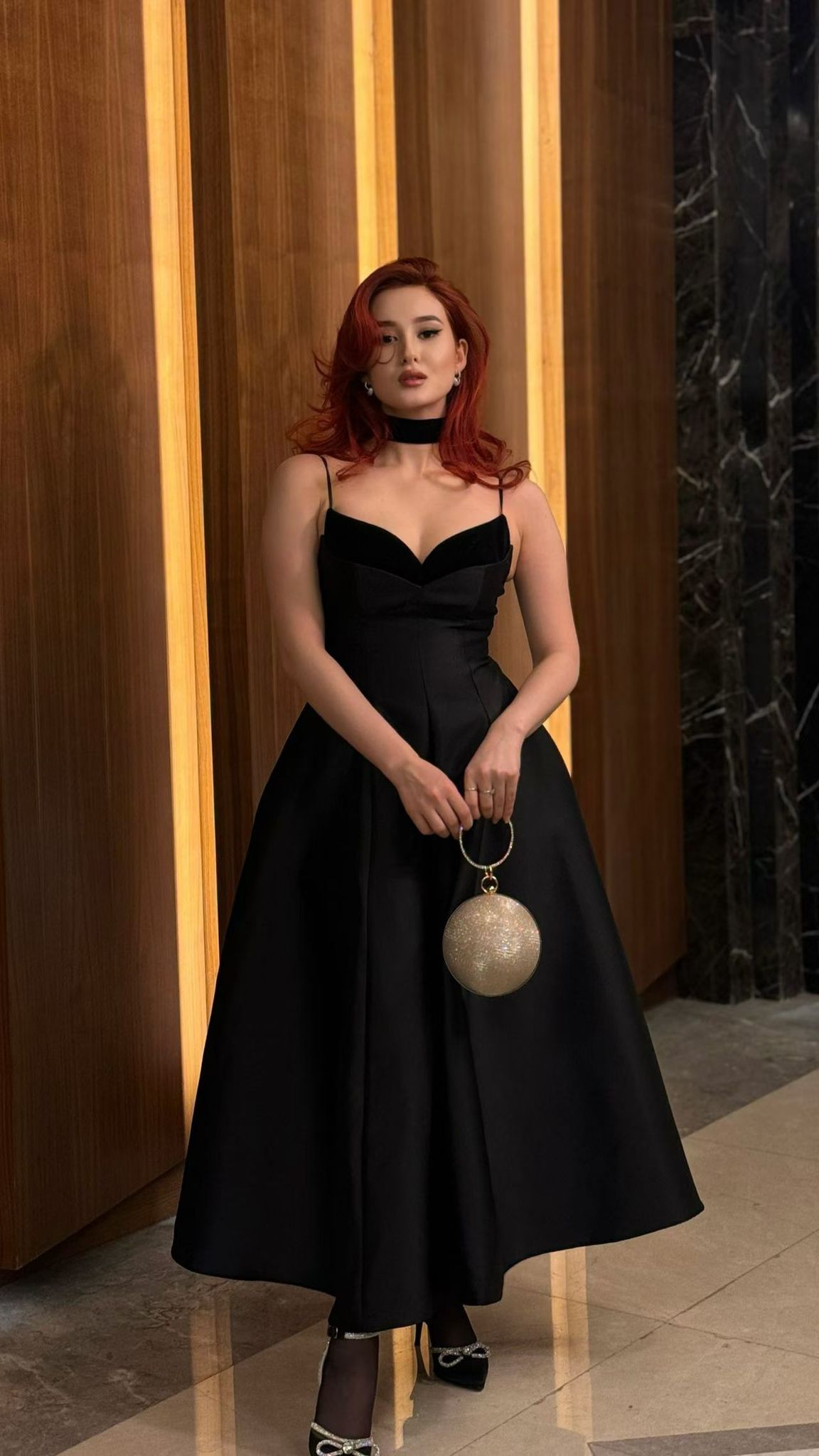 Midnight Velvet Siren Gown