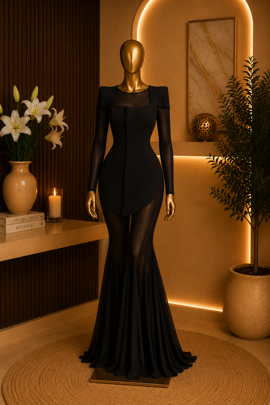 ETHEREAL SILHOUETTE GOWN