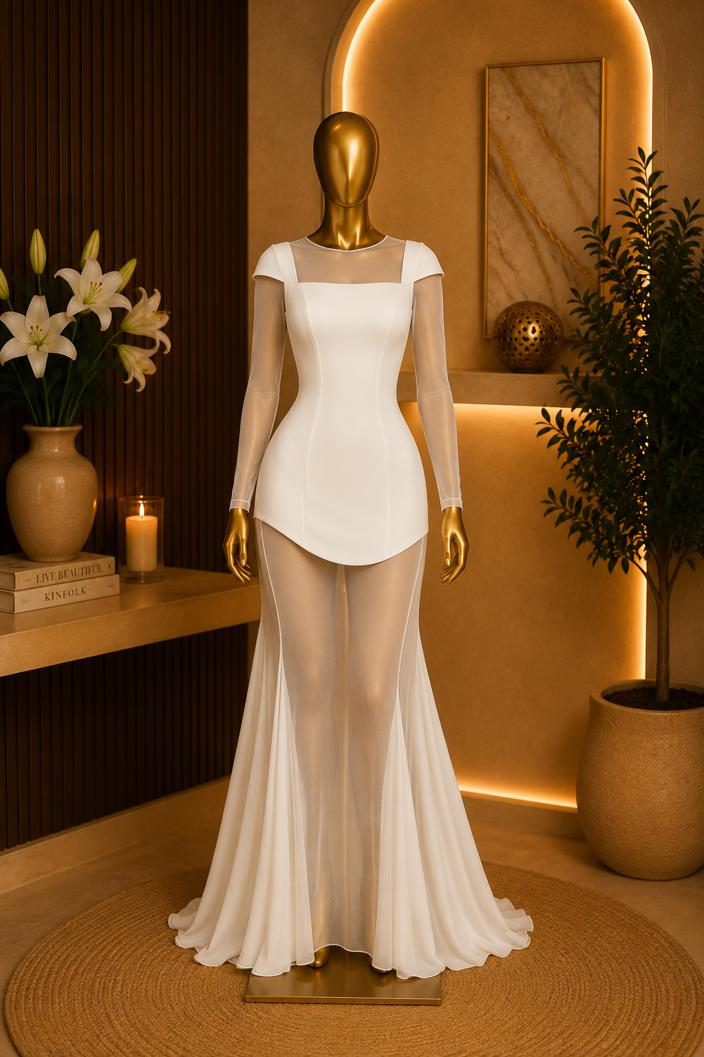 ETHEREAL SILHOUETTE GOWN