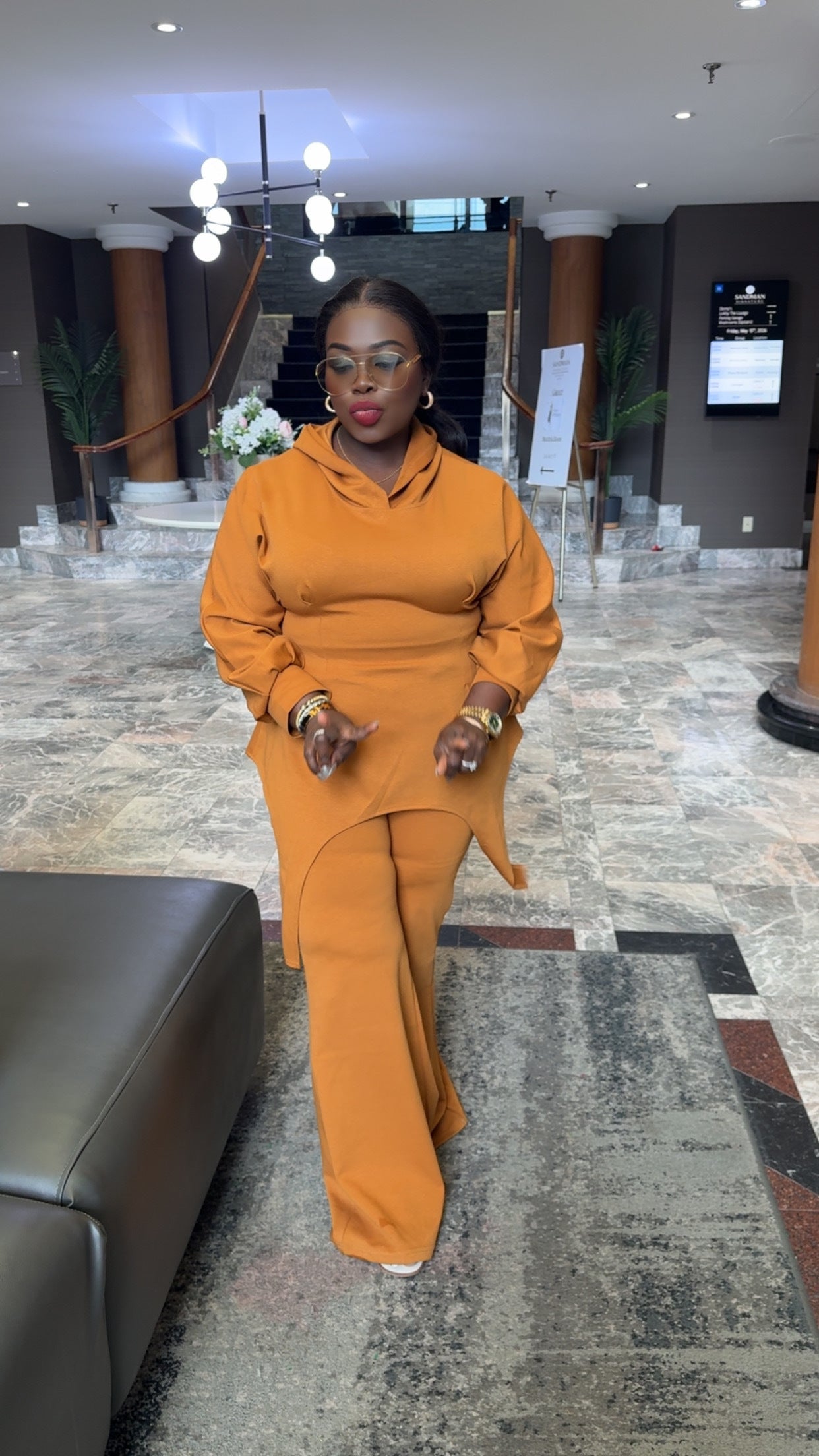 MUSTARD LOUNGE SET