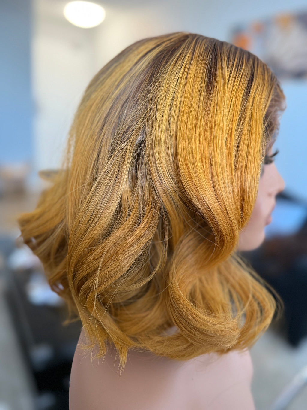 HONEY BLOND WIG