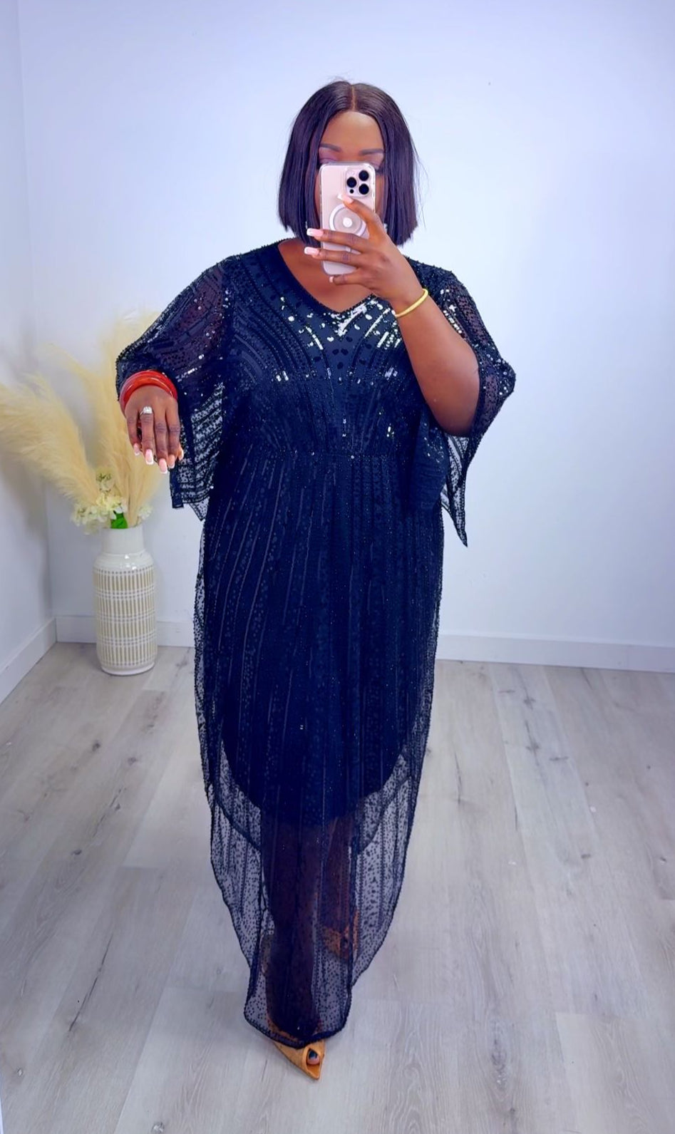 Midnight Glitz Kaftan