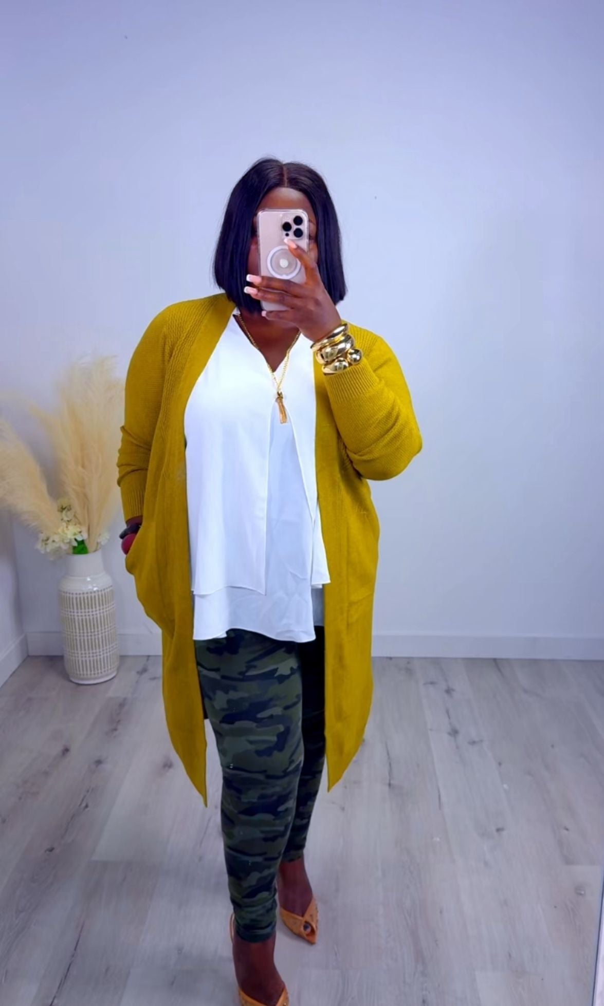 Yellowish lemon  kimono