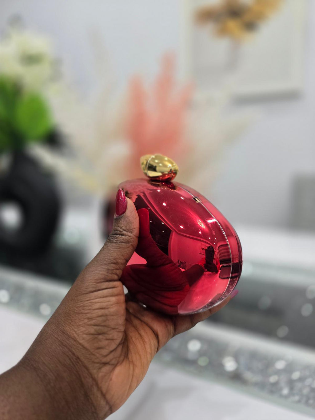 Ruby Elegance Clutch