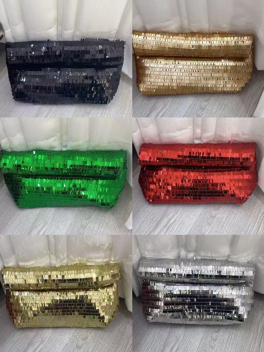 Sparkling crystal-encrusted clutch – Glitter Galaxy Clutch by House of TML