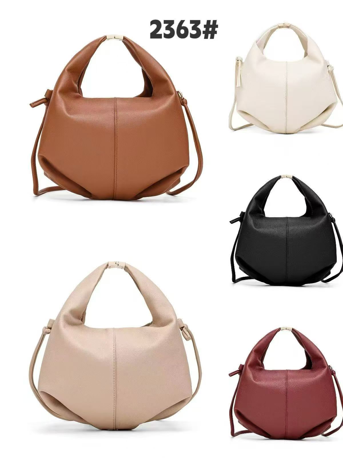 Leather slouch bag – Urban Slouch Bag by House of TML