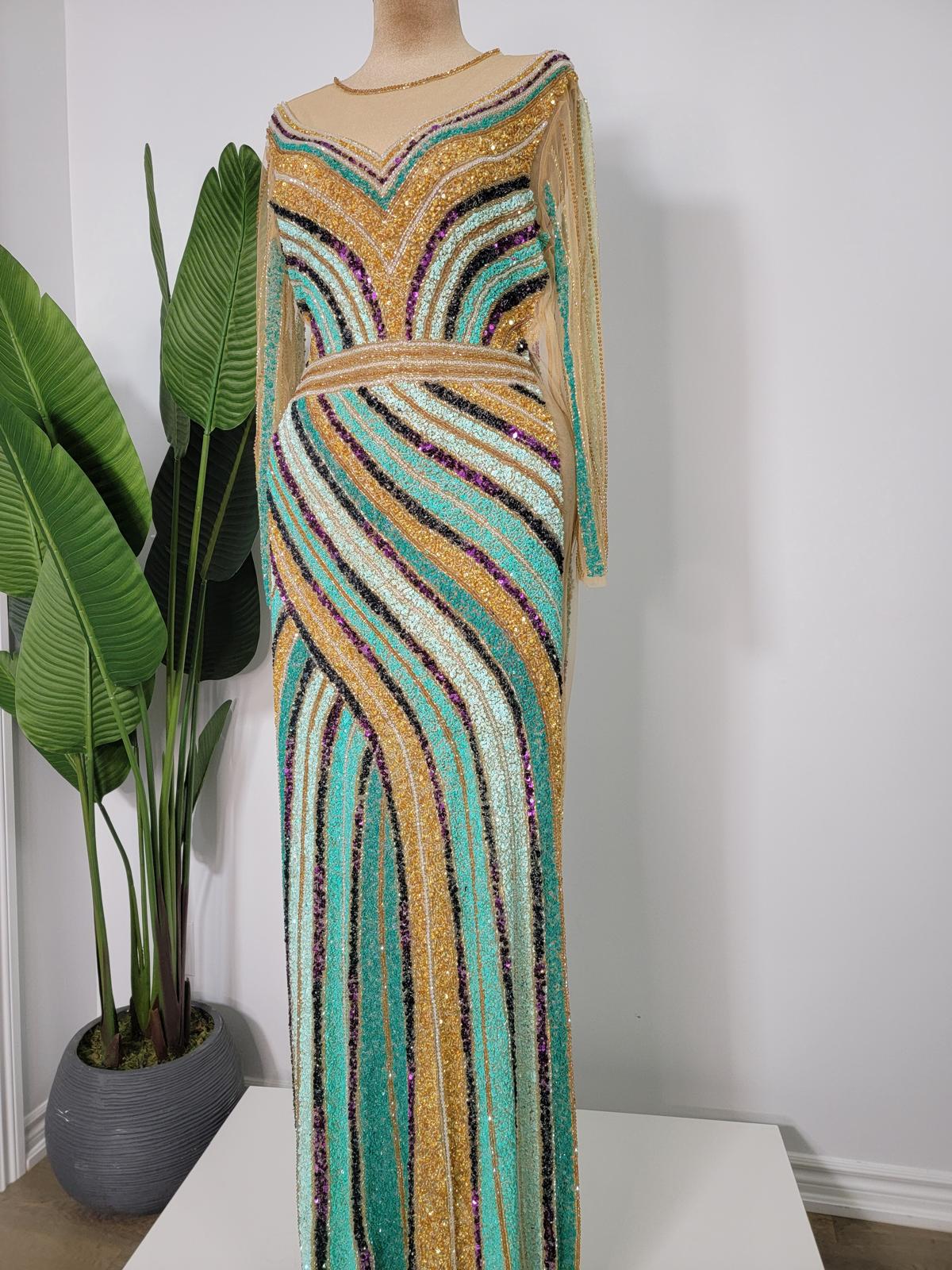 Zima Custom Design Dress – custom design occasion dress, view 2 of 3