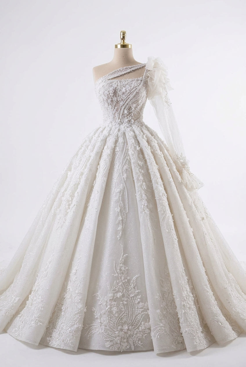 Custom ball gown wedding dress – Diva Ball Wedding Dress by House of TML