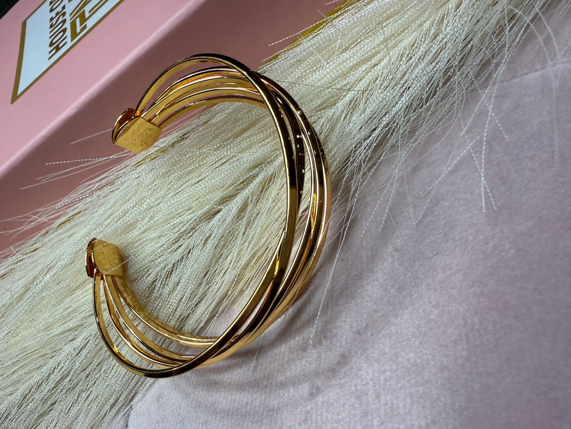 Golden Arc Cuff Bracelet