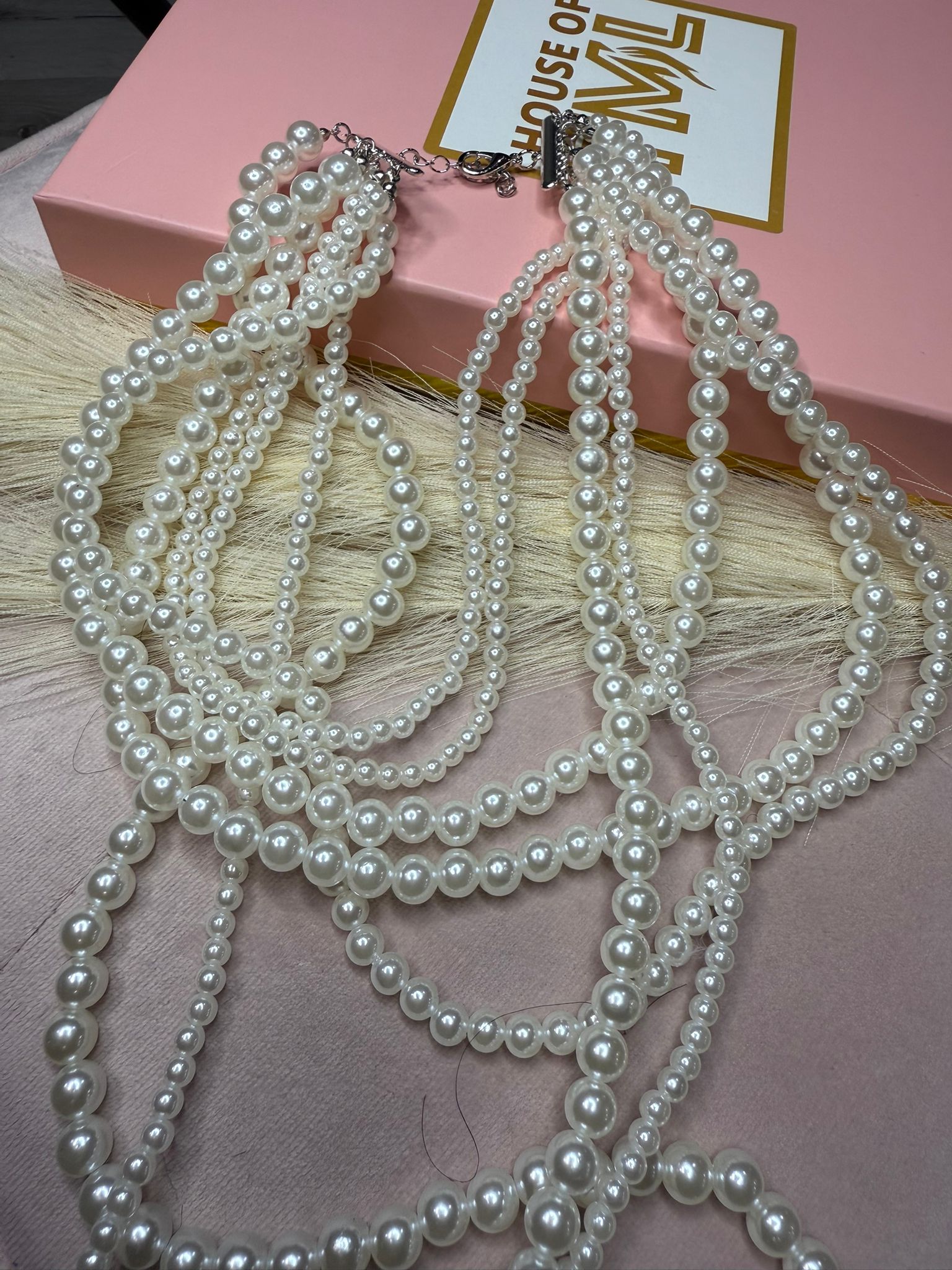 Pearl Symphony Multi-Strand Necklace