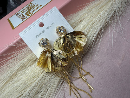 Dangling statement earrings – Aurelia Dangling Elegance Earrings by House of TML