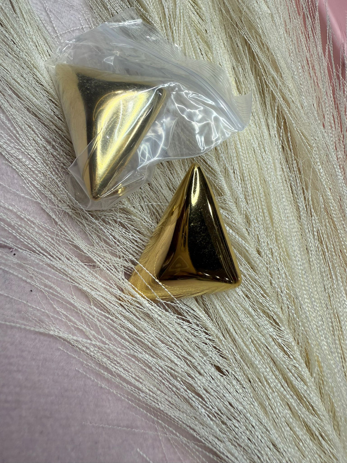 Geometric statement earrings – Aureum Prism Earrings by House of TML