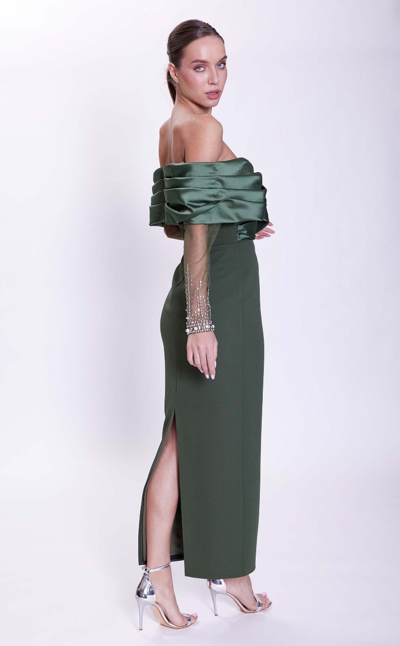 Dora Green Dress – green occasion dress, view 2 of 5