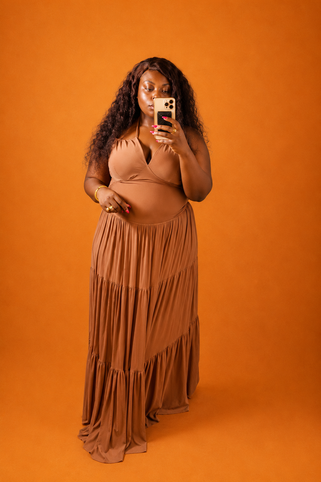 TIERED MAXI DRESS