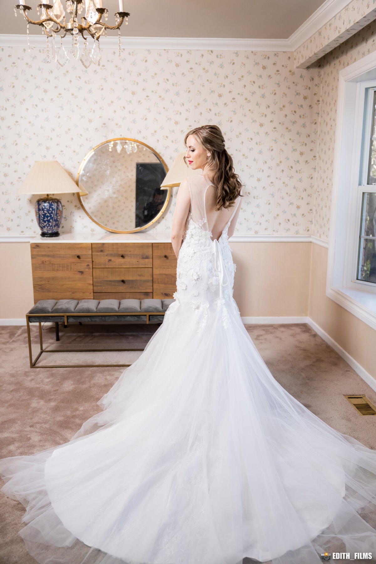 Bobby Custom Wedding Gown – white custom wedding gown, view 2 of 7