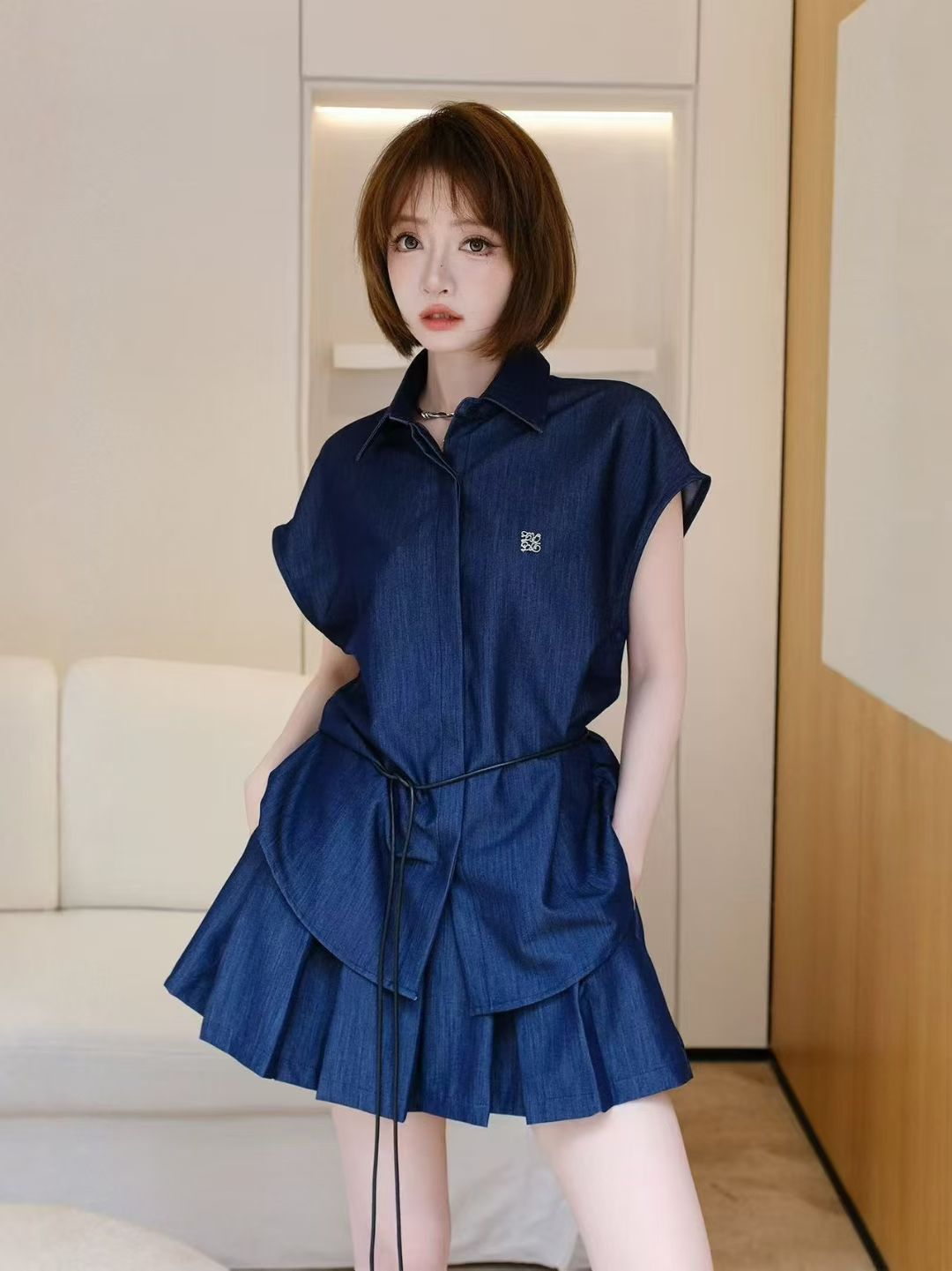 MYSE DENIM SET SHORT