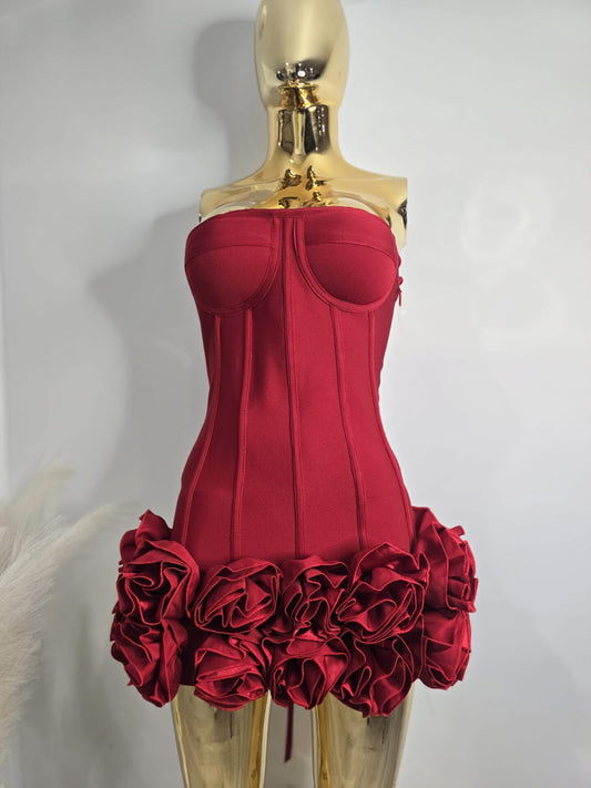 ROSE CORSET DRESS image 1