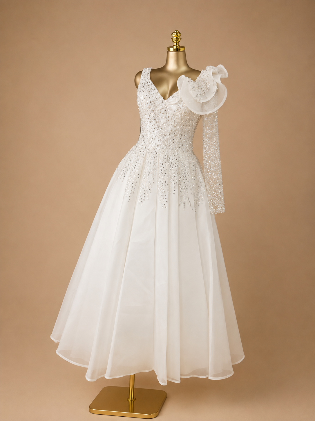 PEARL BLOOM MIDI DRESS