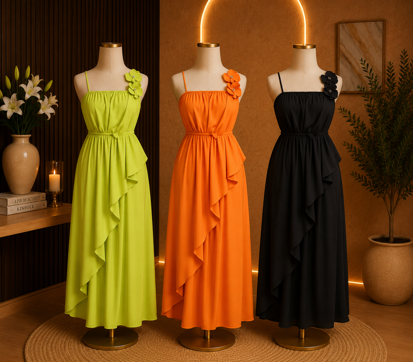 FLORAL CASCADE MAXI